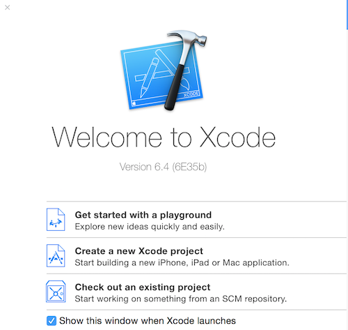 XcodeStart