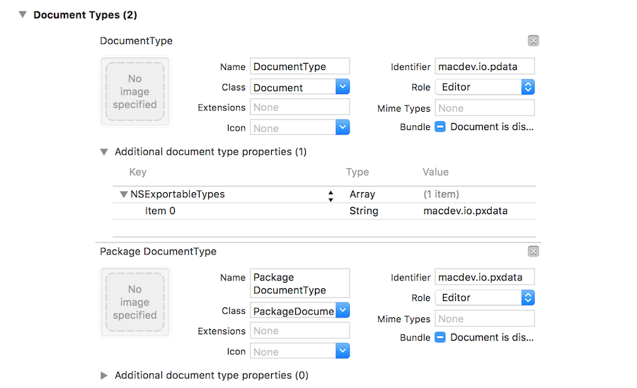 MainDocExportDeclare