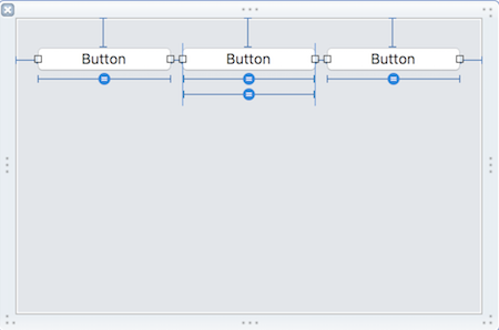 AutolayoutThreeSameSizeButton