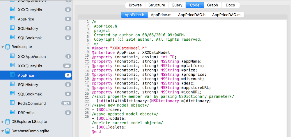 SQLite+Code